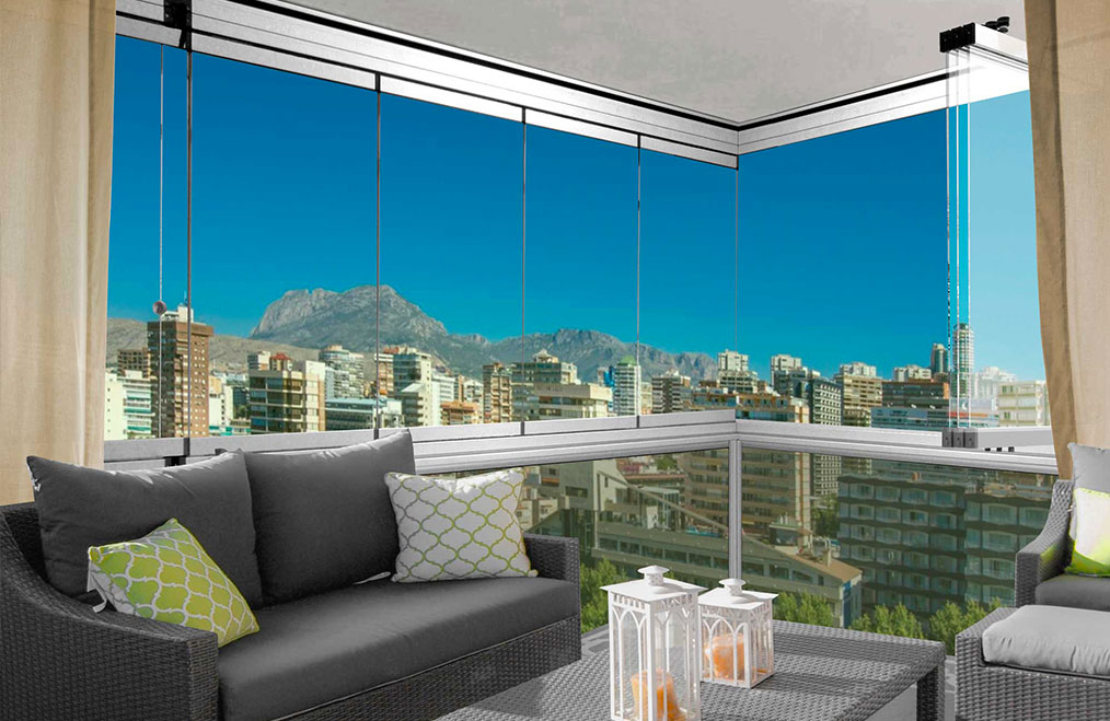 Cortinas de Cristal para Balcón 16